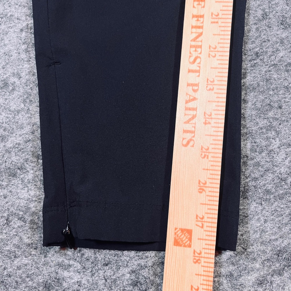 Tommy Bahama Golf Pants Womens M Black Stretch Ankle Zip Quiet Luxury Travel - Picture 12 of 12